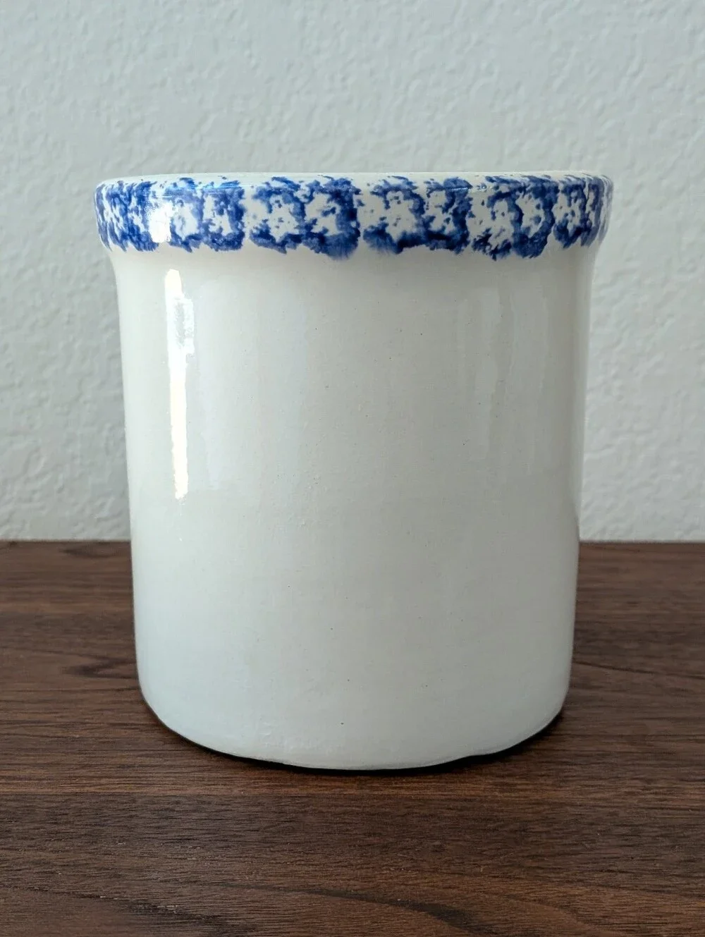 CROCK SHOP Art Pottery Santa Ana CA Sunflower Motif Design Vintage Open Croc 5.5